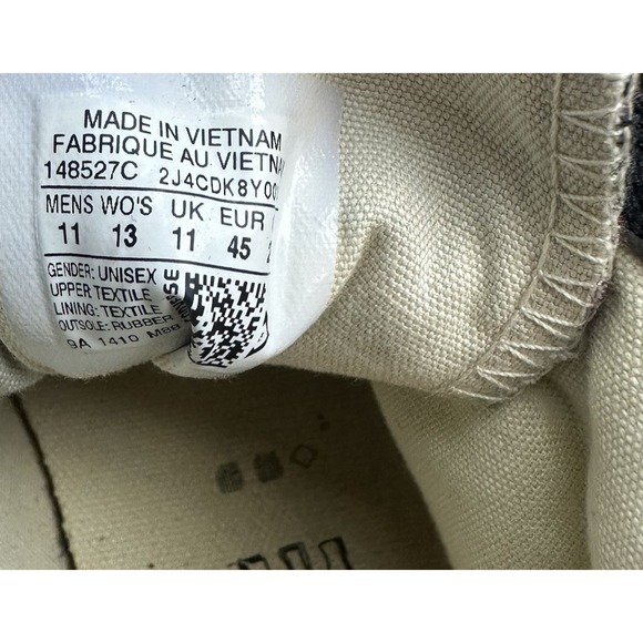 Converse All Star High Top Lace FlyKnit Woven Knit Mens Sz 11 Womens 13 148527C - Picture 11 of 11